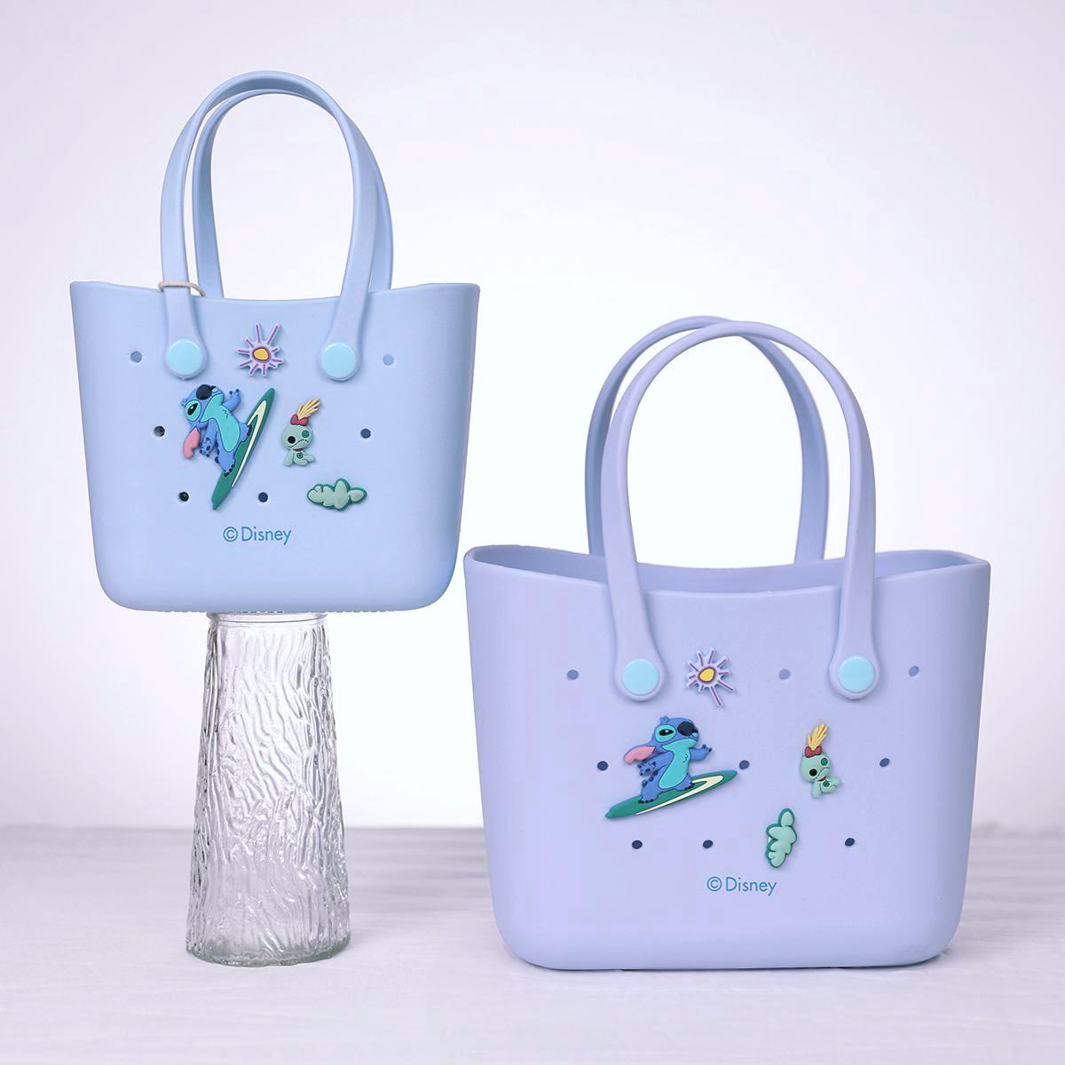 MINISO x Disney Mini Lunch Tote Bag -  Cute Crocs Design Durable Small Size Disney Design With Handle Cute Bento Bags Surprise Halloween Gift for Girls and Daughters, Easter Basket Gift