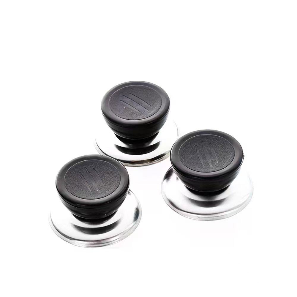 3 pieces of replaceable universal pot lid handles, heat-resistant pot lid handles, glass pot lid heads, kitchen accessories, pot lid caps, top beads