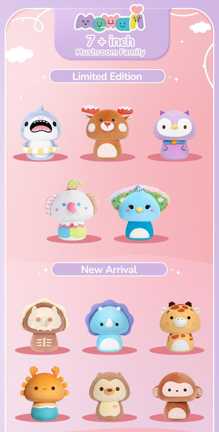 MeWaii Mystery Bag Plush Toys, Kawaii Stuffed Animals, Surprise Plush Gift for Kids & Adults, Perfect for Halloween, Christmas, Birthday