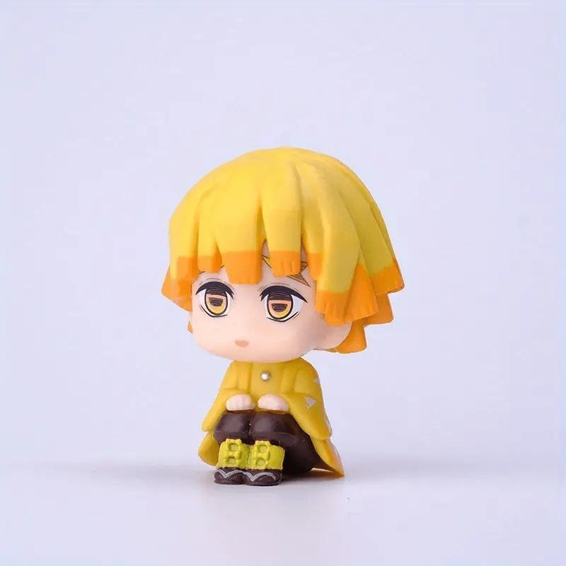 Demon Slayer Series Figurines Set, PVC Figures, Themed Figure, Tanjiro Nezuko Zenitsu Inosuke Kibutsuichi Models, Anime Collectibles, Figurines For Collectors, Perfect Gift, 8-Piece Desktop Decor