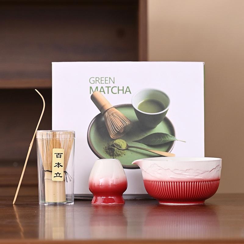 Japanese Matcha Set, Chasen Tea Whisk Kit, Song Dynasty Pointing Tea Tools, Stirrer Tea Ceremony Accessories, Traditional Tea Making Equipment