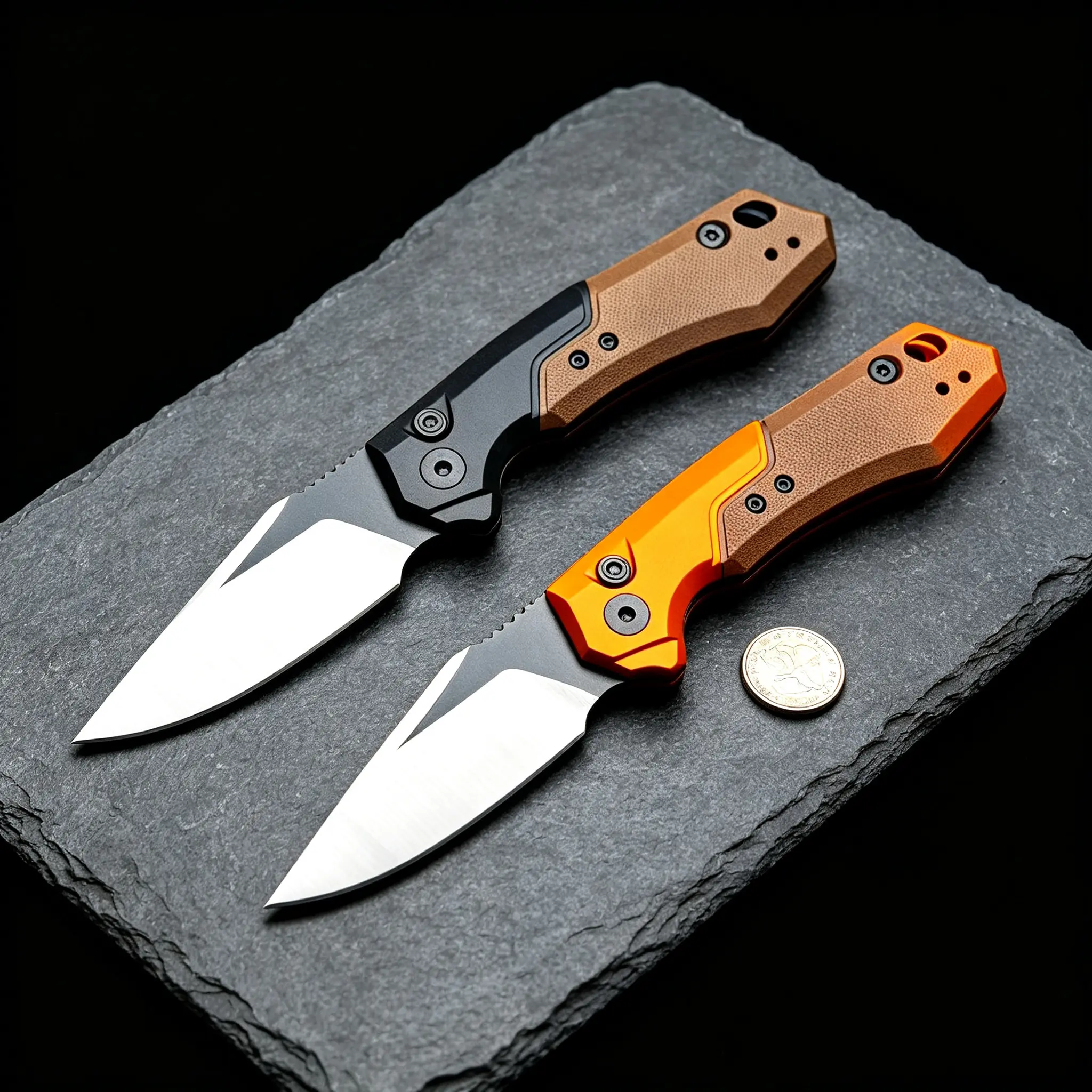 Spoon Carving EDC Knife KS 7851 CPM-154 Clip Point Aluminum G-10 Handle 3.30 Inch Blade Folding Pocket Knife