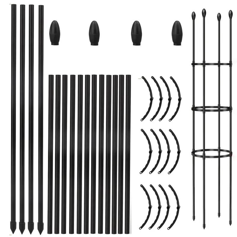 Adjustable Stackable Garden Lattice, Garden Trellis, Indoor Outdoor Rust-Resistant Plastic Plant Stand, Easy Assembly Climbing Plants Support