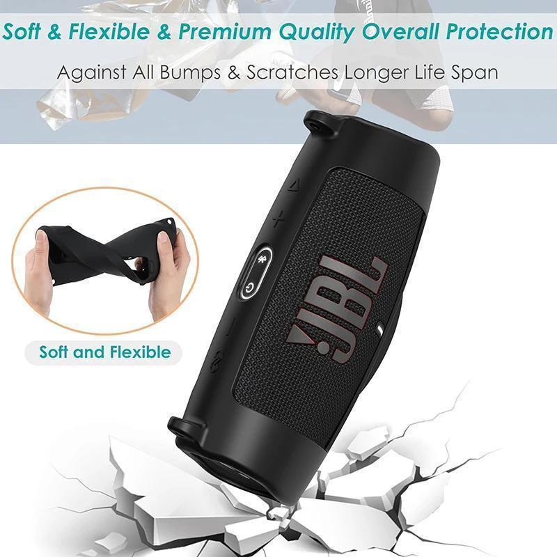 For JBL Charge 6 Waterproof Portable Bluetooth Speaker Silicone Case,Soft Protective Sleeve Cover with Shoulder Strap for JBL Charge 6 Speaker,This product comes with a protective case and a speaker. Outdoor speaker For JBL Charge 6 Waterproof Portable Bluetooth Speaker Silicone Case,Soft Protective Sleeve Cover with Shoulder Strap for JBL Charge 6 Speaker,This product comes with a protective case and a speaker. Outdoor speaker