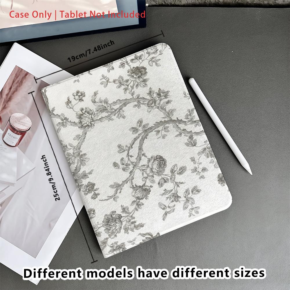 Case for ipad,A book-style tablet case compatible with ipad 10th generation,for iPad Air(M2)/for iPad Pro(M4)/air4/5/6/pro10.5/2022/2021/2024/12.9/mini7/2019/,air m3/a16 2025, Leaf Print Cover