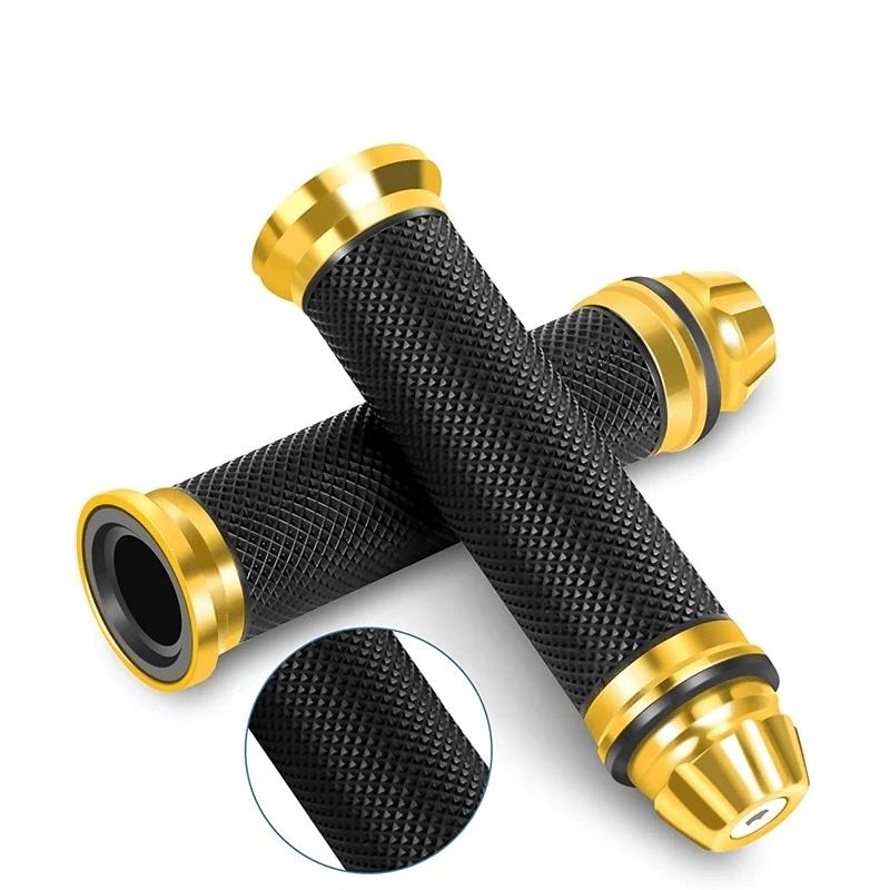 Motorcycle Dirt Bike Rubber Handle Grip Pedal Biker Scooter Handlebar Grips Modified General Purpose for 2.2cm Motorcycles