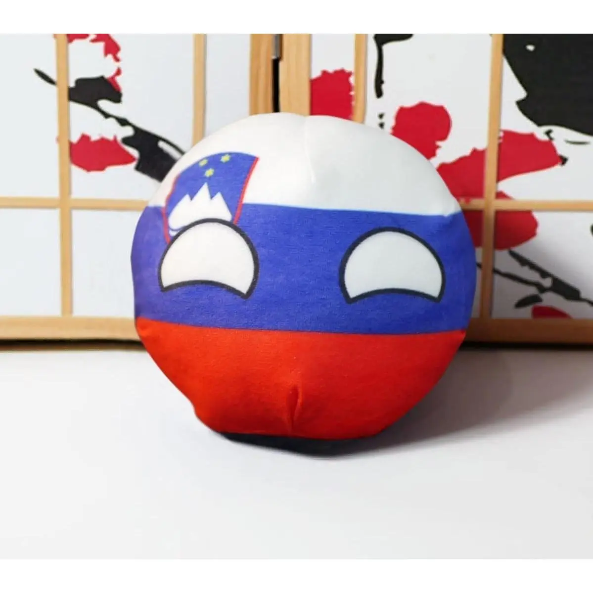 7.9inch 3.9inch Various Country Flag Country Ball Decorations, 20cm Country Ball Plush Decor for Poland Mexico Kuwait Vatican City Sudan Croatia Slovenia