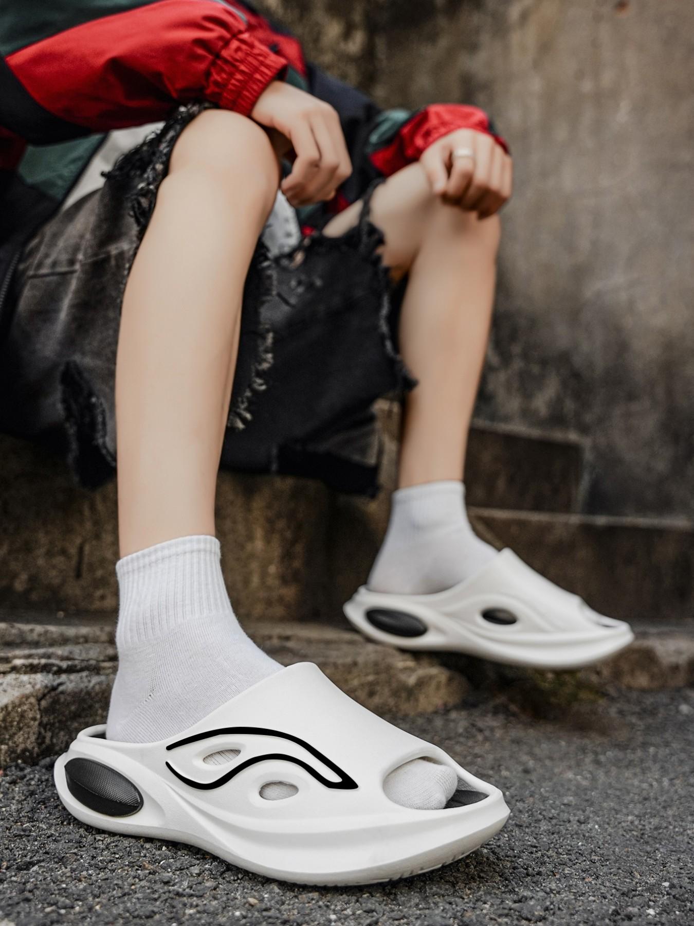 Men's Coconut Sandals, Summer Outdoor Anti-Slip Breathable Sports Shoes, Indoor Bathroom Beach Slippers, New Paint Series, Dual Sizes