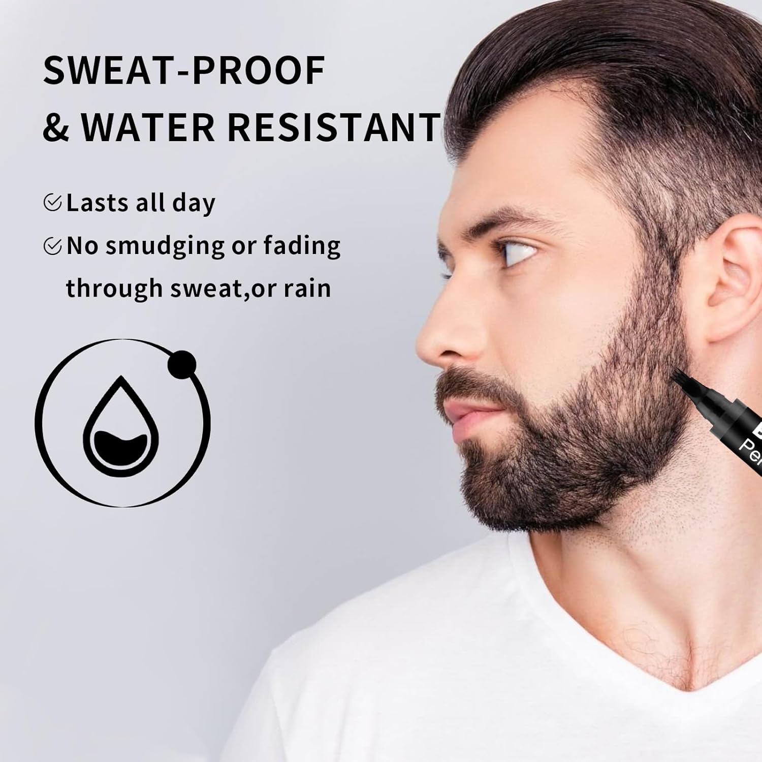 1PC Beard Pen Filler for Men – Waterproof, Sweatproof, Long-Lasting Beard & Hairline Filler – Natural Finish for Beard, Mustache, Scalp, Patch Cover – Includes Beard Brush – Ideal Gift for Father, Husband, Boyfriend Grooming Makeup Facial Lash Cosmetic 1PC Beard Pen Filler for Men – Waterproof, Sweatproof, Long-Lasting Beard & Hairline Filler – Natural Finish for Beard, Mustache, Scalp, Patch Cover – Includes Beard Brush – Ideal Gift for Father, Husband, Boyfriend Grooming Makeup Facial Lash Cosmetic