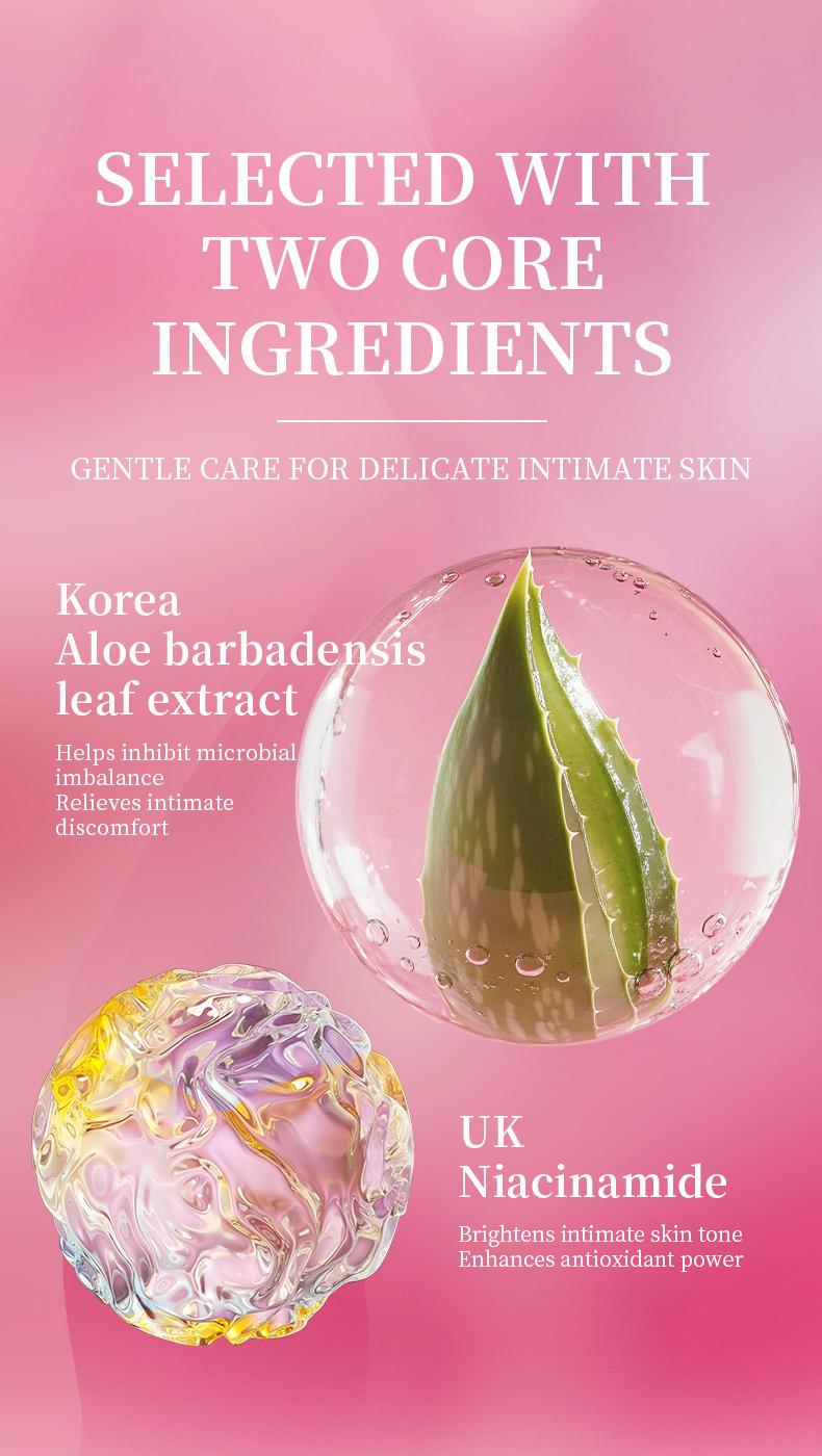 Women's Intimate Cleansing & Moisturizing Set, Ph Balance, Scent-Free, Contains Aloe Vera & Niacinamide, Gift Box Packaging