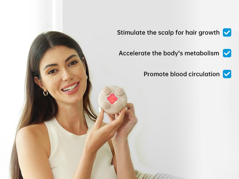 COMFIER Cordless Scalp Massager Hair Growth with 3 kneading Modes,Waterproof Head Massager with 8 Claws for Deep Cleansing,Head Scratcher,Body Massager for Stress Relief, Cat Massager