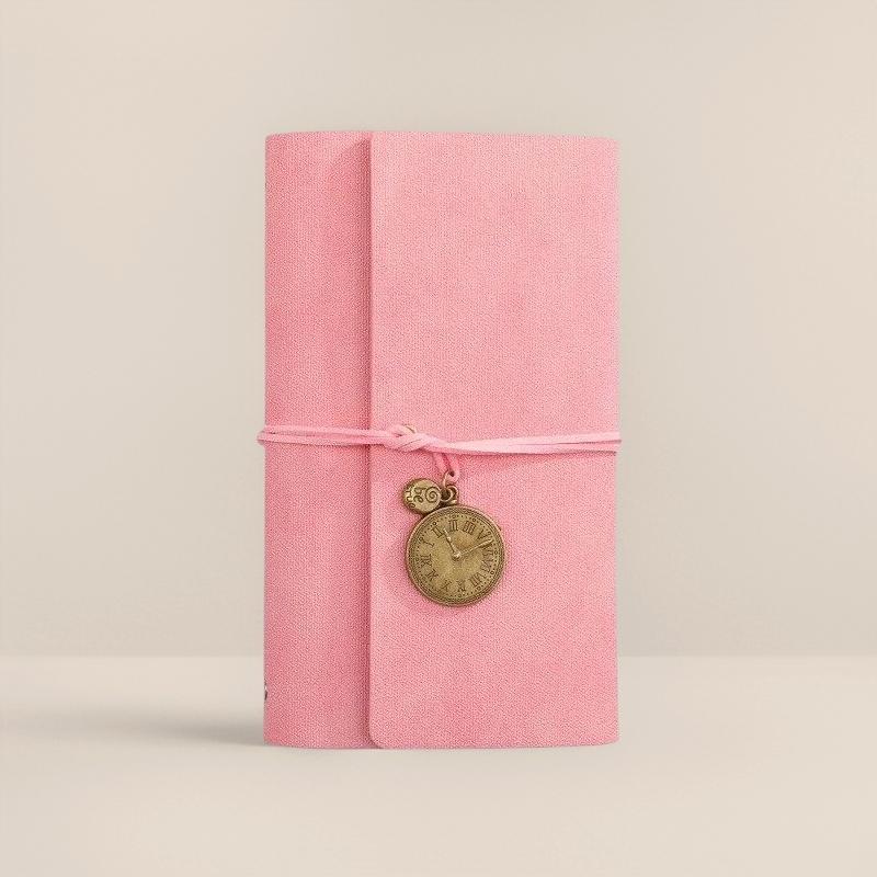 A6 Spiral Notebook Creative Design, Vintage Style Journal for Students, Includes 80 Sheets 160 Pages, Ideal for Notes & Meeting Records