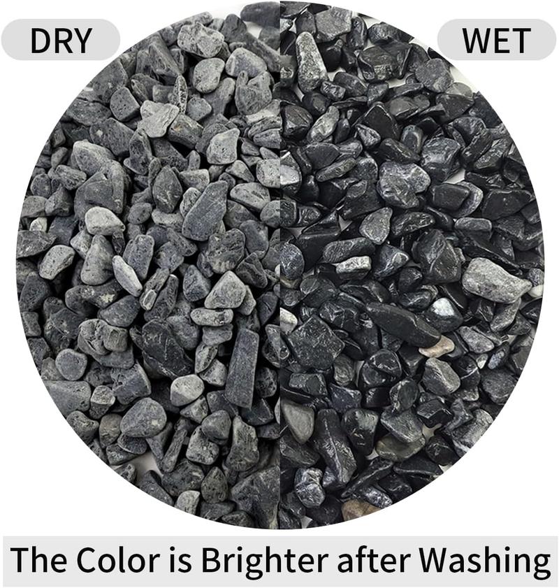 2 lbs Pea Gravel - 3/8 Inch Small Pebbles Rocks for Indoor Plants, Succulents, Cactus, Fish Tank, Terrarium, Landscaping and Decorative Stones(32 oz, 6-9 mm)