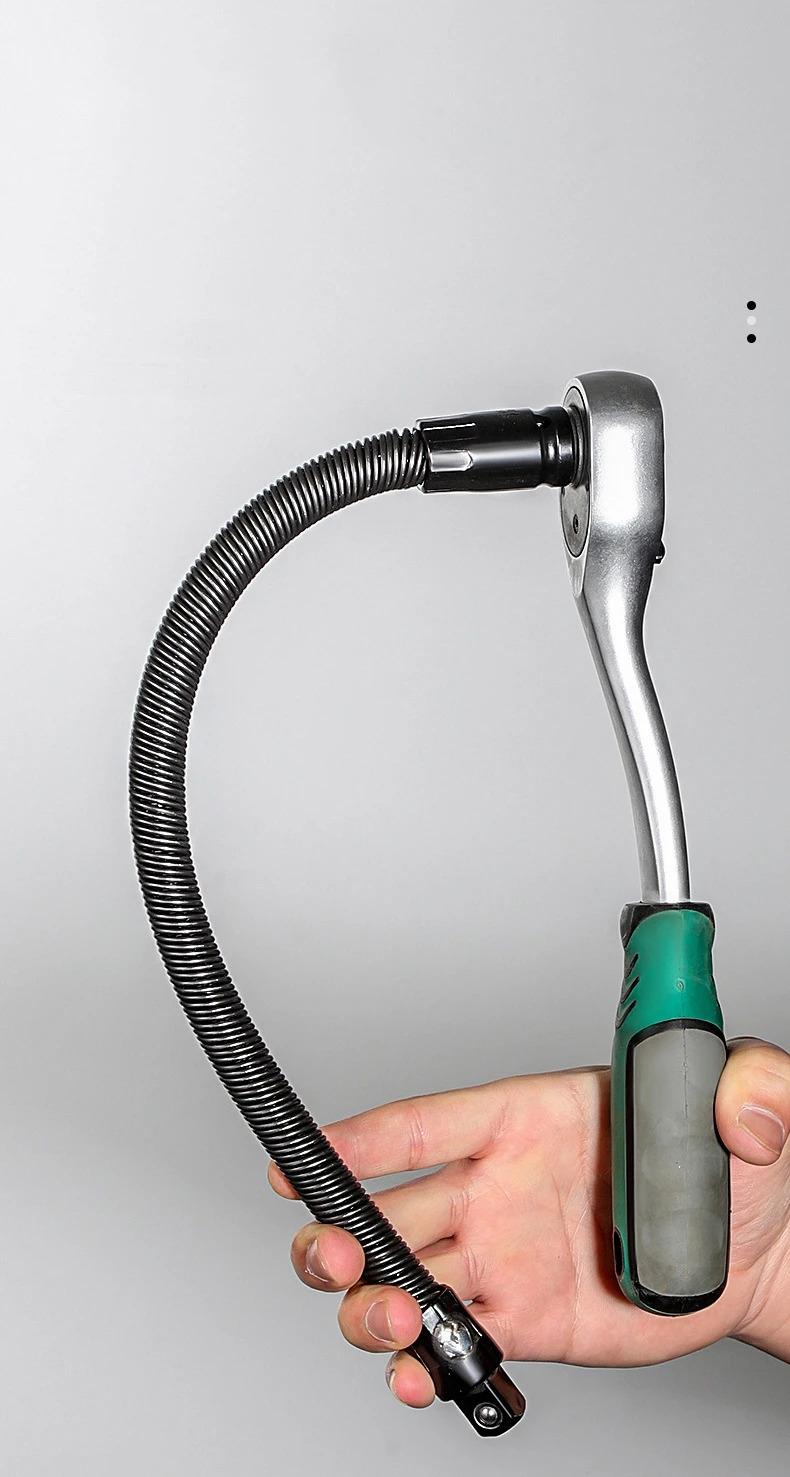 Flexible Extension Bar Flexible Socket Extension Bars 1/2 Inch Driver Flexible Socket Extension Bar Wrench Extension Rod