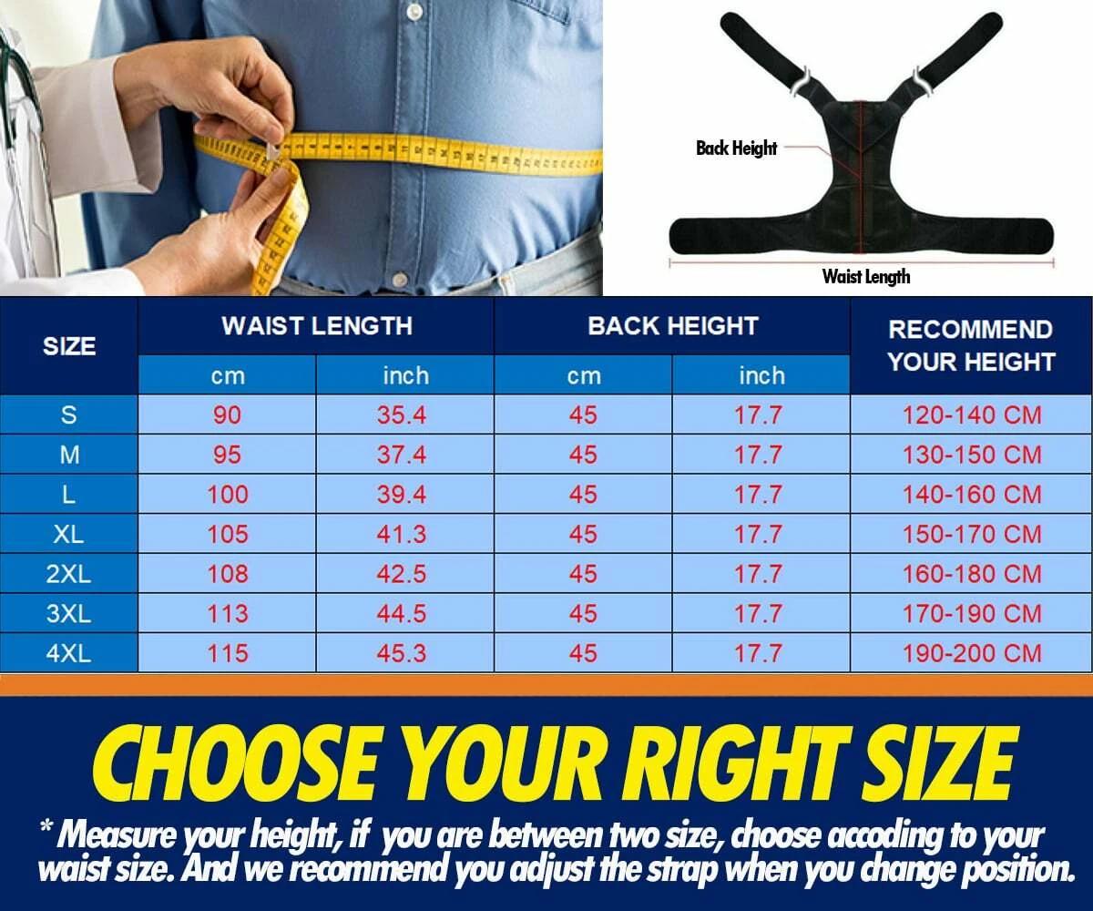 Drive Pain-Free & Sit Straight Premium Posture Corrector with Upper/Lower Back Support & Comfort Compression Healthcare Tool