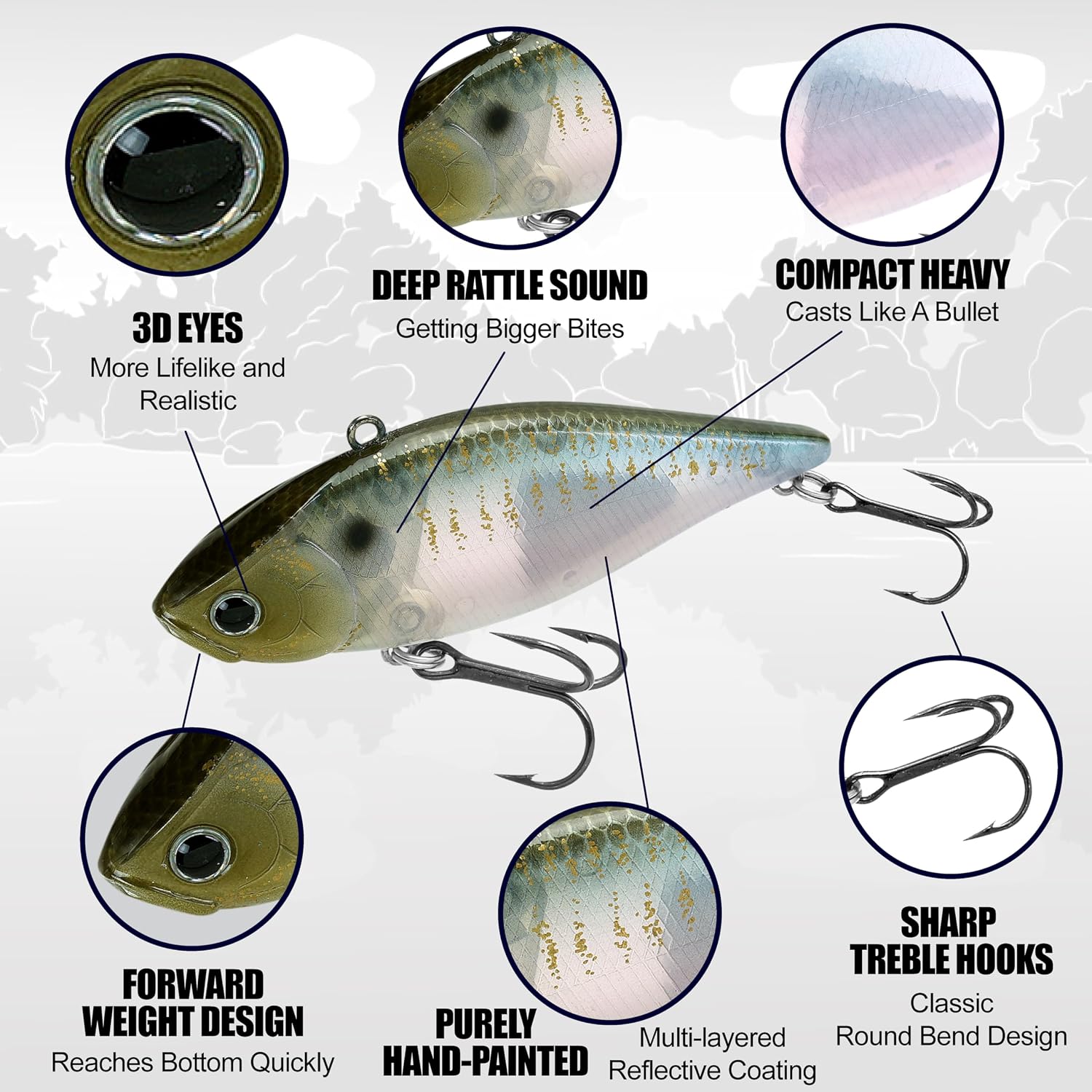 -500DRS ~Deep Rattle Sound~, Fishing Lure, Lipless Crankbait