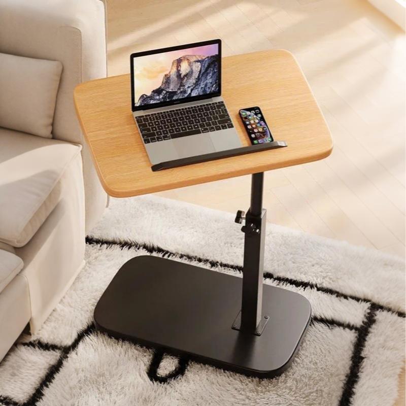 1PC Portable Ergonomic Height Adjustable Folding Wooden Side Table/Laptop Desk Foldable Design - Ideal for Home Office Desk, Coffee Table, Bedside Sofa & Office Reception Area, Black Friday Deal: Home Office Furniture, Christmas Gift for Remote Workers