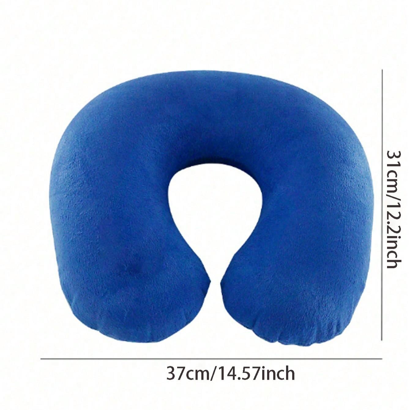 Inflatable Travel Pillow, Neck Pillow, Plane Pillow, Car Travel Pillow, U-Shape Neck Support, Travel Neck Cushion, Portable for Students/adults, Essential for Mailmen
