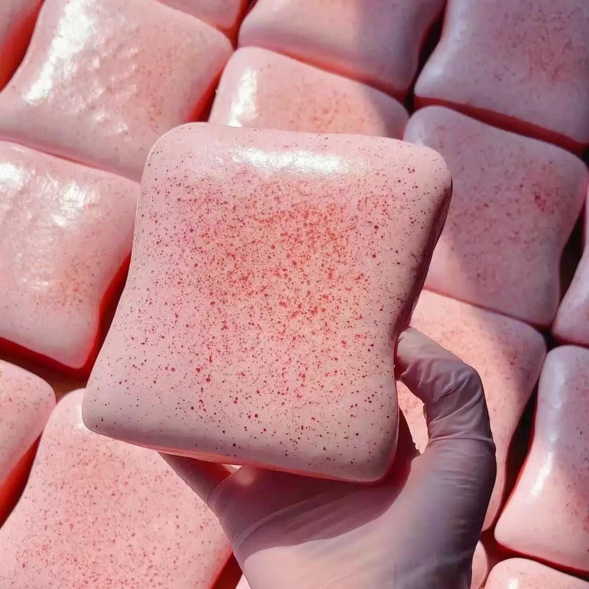 Stress Relief Toy, Squishies, Ultra Soft Strawberry Toast Slow Rebound Stress Ball, Realistic Bread Shape Squeeze Toy, Large Food Stress Reliever