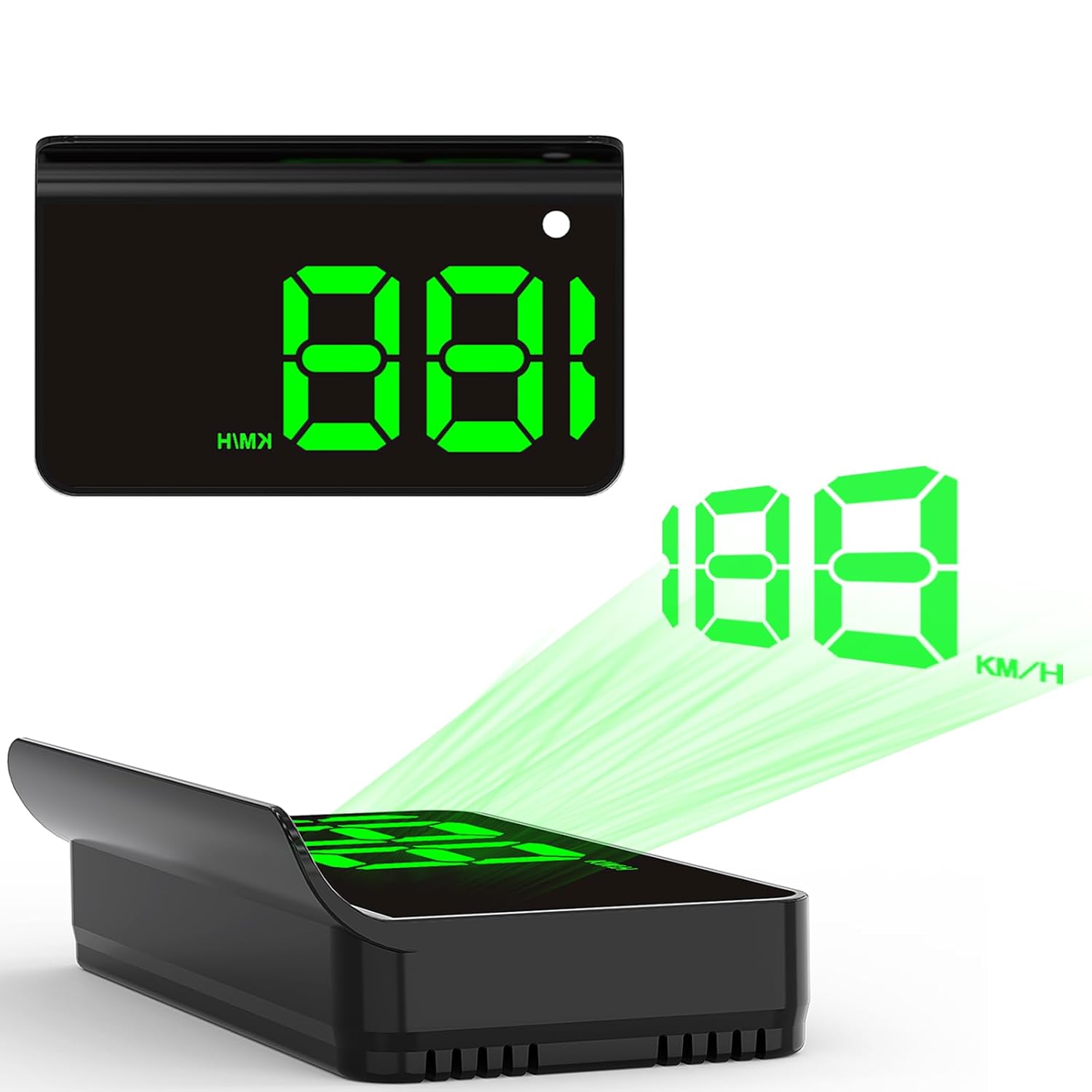 KUOWEIHUD K1 Car Head Up Display (HUD) GPS Digital Speedometer, Odometer (MPH) for Cars, Trucks, Motorcycles Automotive Electronics Accessory,Digital Head Up Display Speedometer detail 1