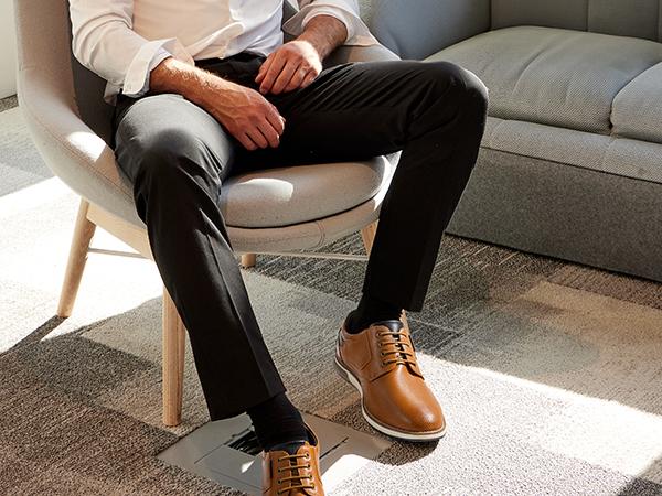 Bruno Marc Versatile Men's Casual Lace-Up Oxford Shoes with Soft Lining and Durable TPR Outsole