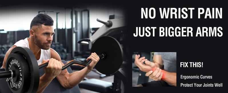 Olympic EZ Curl Bar 47” – 2 Inch Barbell for Biceps & Triceps, 700LB Capacity, Knurled Grip, Multi-Angle Wrist-Friendly Arm Training Bar for Home Gym Workout Equipment Olympic EZ Curl Bar 47” – 2 Inch Barbell for Biceps & Triceps, 700LB Capacity, Knurled Grip, Multi-Angle Wrist-Friendly Arm Training Bar for Home Gym Workout Equipment