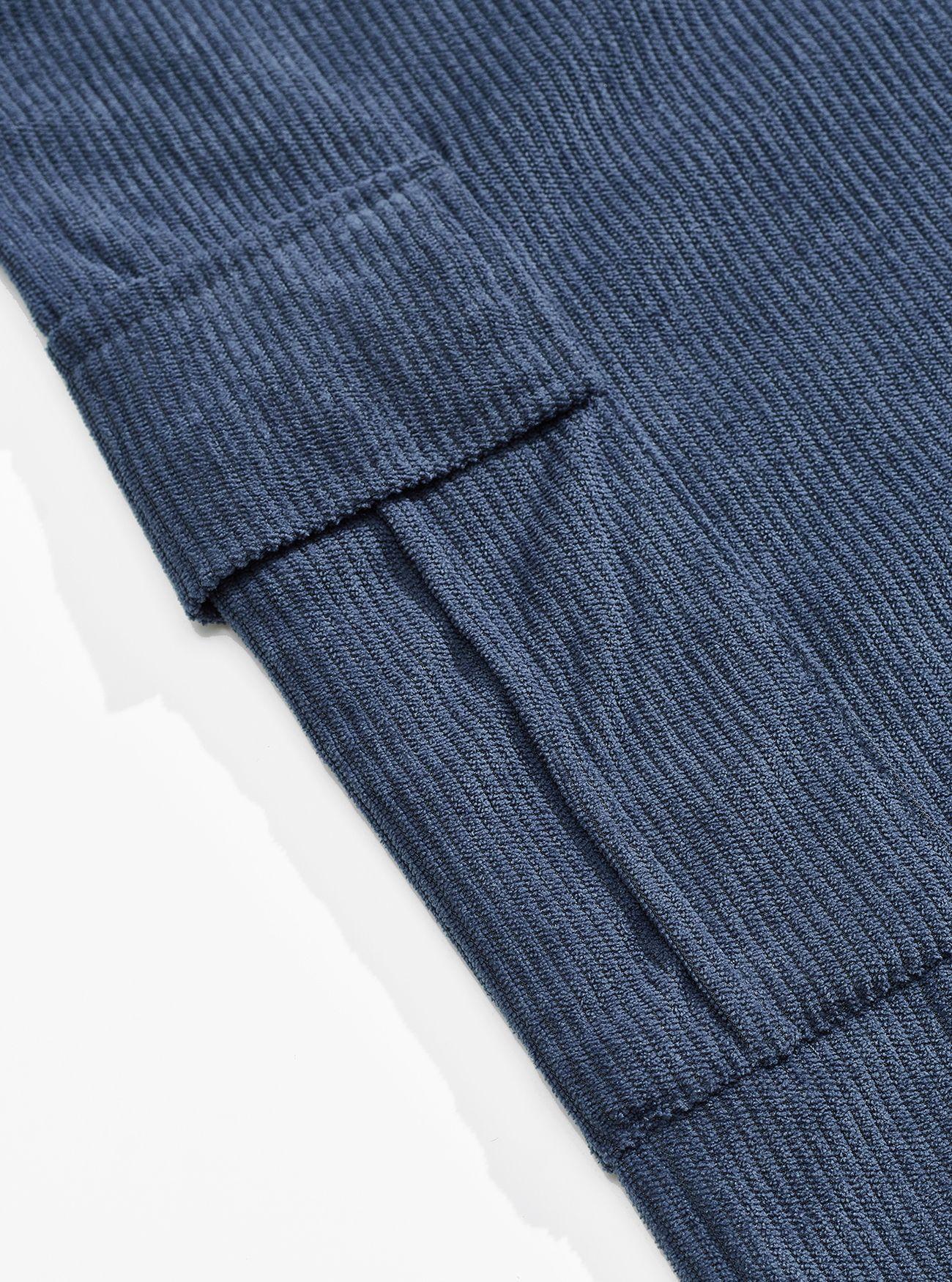 Men's Casual Sporty Corduroy Two-Piece Set (Long-Sleeve Collared Top & Loose-Fit Utility Pants) – Euro-American Style