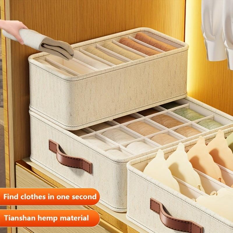 Foldable Storage Box Organizer, Multi-Functional Drawer Type Design, Ideal for Organizing Clothes & Accessories, Durable Foldable Solution
