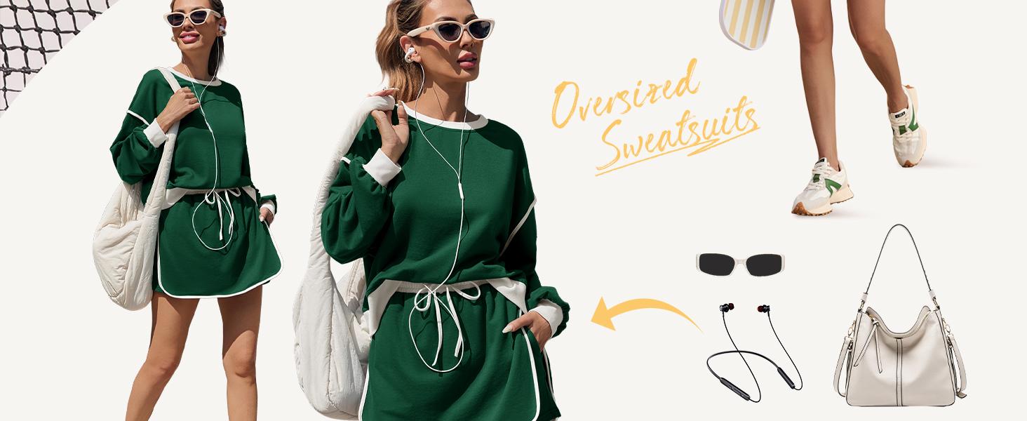 Fisoew Womens Sweatsuits 2 Piece Set Crewneck Sweatshirts High Waisted Skort Skirts Tennis Running Tracksuits Shorts Sets tracksuits FallFreshness Casual Workout Loungewear Athleisure Summer Clothes Activewear Fitness i am gia track set tracksuits for men Fisoew Womens Sweatsuits 2 Piece Set Crewneck Sweatshirts High Waisted Skort Skirts Tennis Running Tracksuits Shorts Sets tracksuits FallFreshness Casual Workout Loungewear Athleisure Summer Clothes Activewear Fitness i am gia track set tracksuits for men