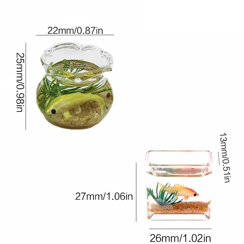 Thick Glass DIY Terrarium Kit: Hydroponic Moss Micro Landscape, Mini Aquarium & Decor Ornament for Home/Office - Creative Gift with Glass Vase Planter for Indoor Greenery