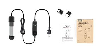 hygger Small Aquarium Betta Heater, Submersible Fish Tahk Heater 10W/25W/50W/100W with LED Digital Display, Suitable for Marine Saltwater and Freshwater up to 5/10/16/26 Gallon