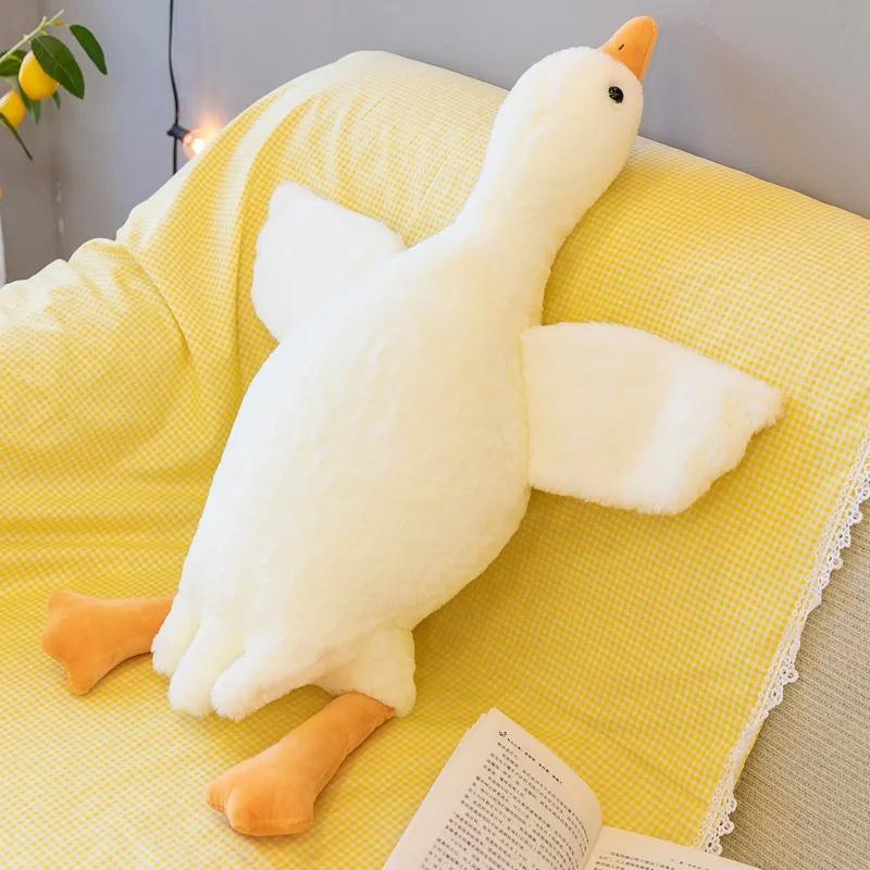 Funny Goose Soft Plush Stuffed Animal Toy, 35-130cm Stuffed Animals, Multi-Use Sleeping Pillow & Sofa Cushion, Ideal Gift for Kids for Birthday & Holiday Occasions