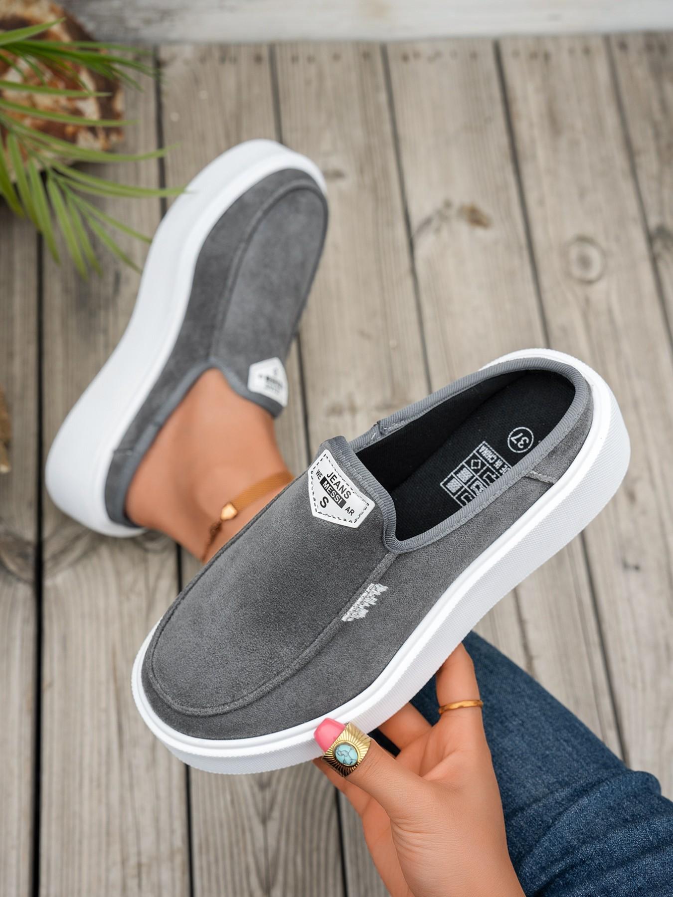 2026 Women’s new styles: brown, black, gray, green. pink, leopard print. colorful. milk-colored. black and white. thick-soled mules. large size, comfortable, casual, slip-on design. suitable for school/vacation.