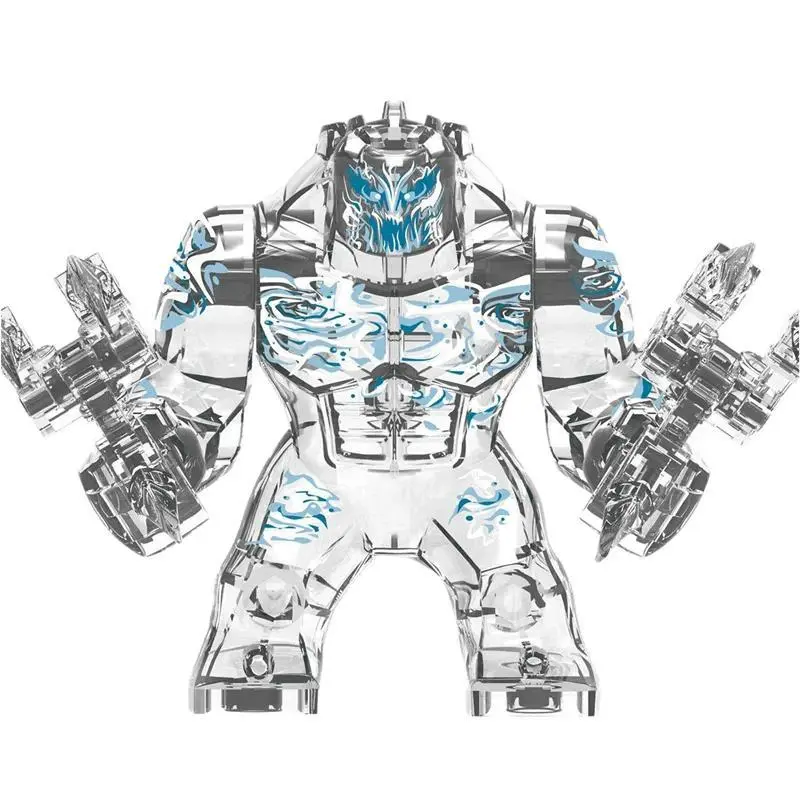 Blind Box Mini Building Blocks PG1805 Figures Big Goblin Spiderman Iron Man Venom Captain Hawk Deadpool Armor Christmas Gift Toy