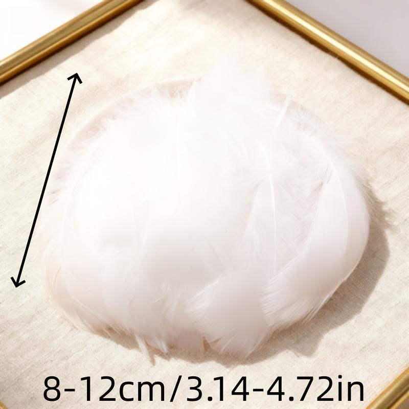 100 pieces of 3.15-4.72 inch synthetic feathers | Photo props suitable for women and girls, carnival decorations, costume accessories, Halloween and Christmas cosplay, neutral fantasy costumes