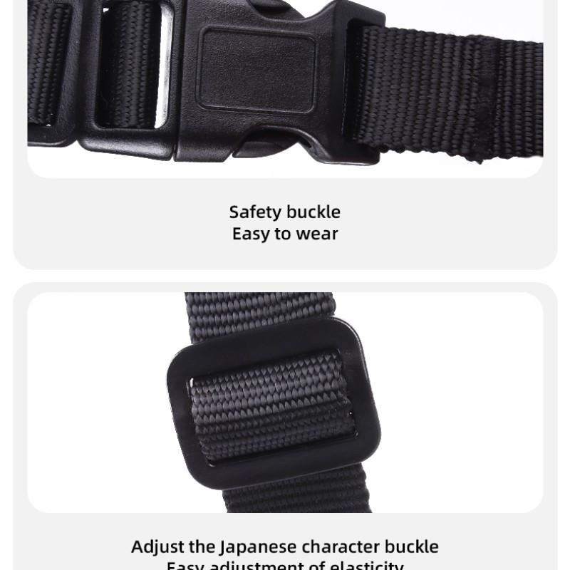 Adjustable Leather Dog Muzzle, Anti-Bite and Bark Control, Harness-Attached, Medium to Large Dogs, Durable Pet Accessory