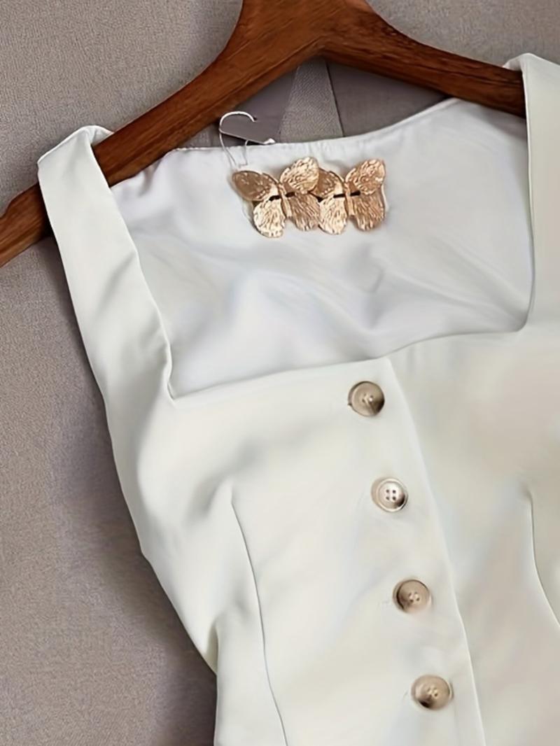 New Women's Short Skirt Two-Piece Set Vest Top Elegant Casual Fashion, Stylish Summer, Perfect for Daily Wear