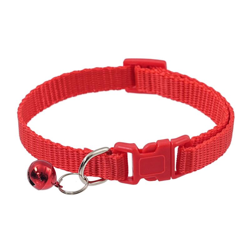 Mixed Color 10-Piece Cat Bell Collar Set, Simple Fashion Necklace, Adjustable Dog & Cat Collars, European Style, Stylish Pet Accessories