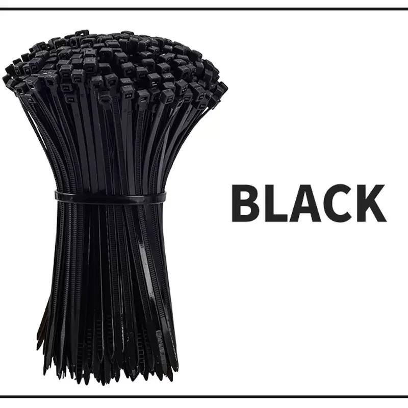 High-Strength Nylon Cable Ties, Plastic Tensioners for Bundling, Self-Locking & Straps, Fixing Buckles, Dog Ties