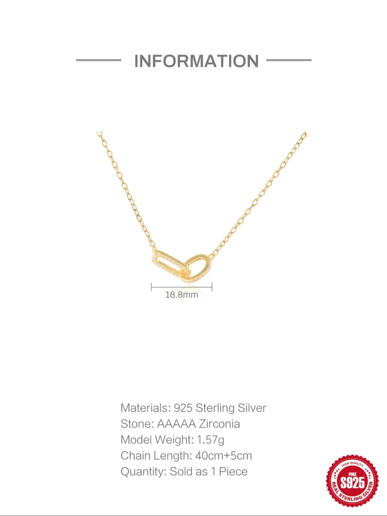 S925 Sterling Silver Fashion Flower Design Artificial Zircon Decor Necklace, Elegant Jewelry for Women for Party, Daily Decor, Trendy All-match & Exquisite Jewelry for Birthday Gift, Cubic Zirconia Pendant