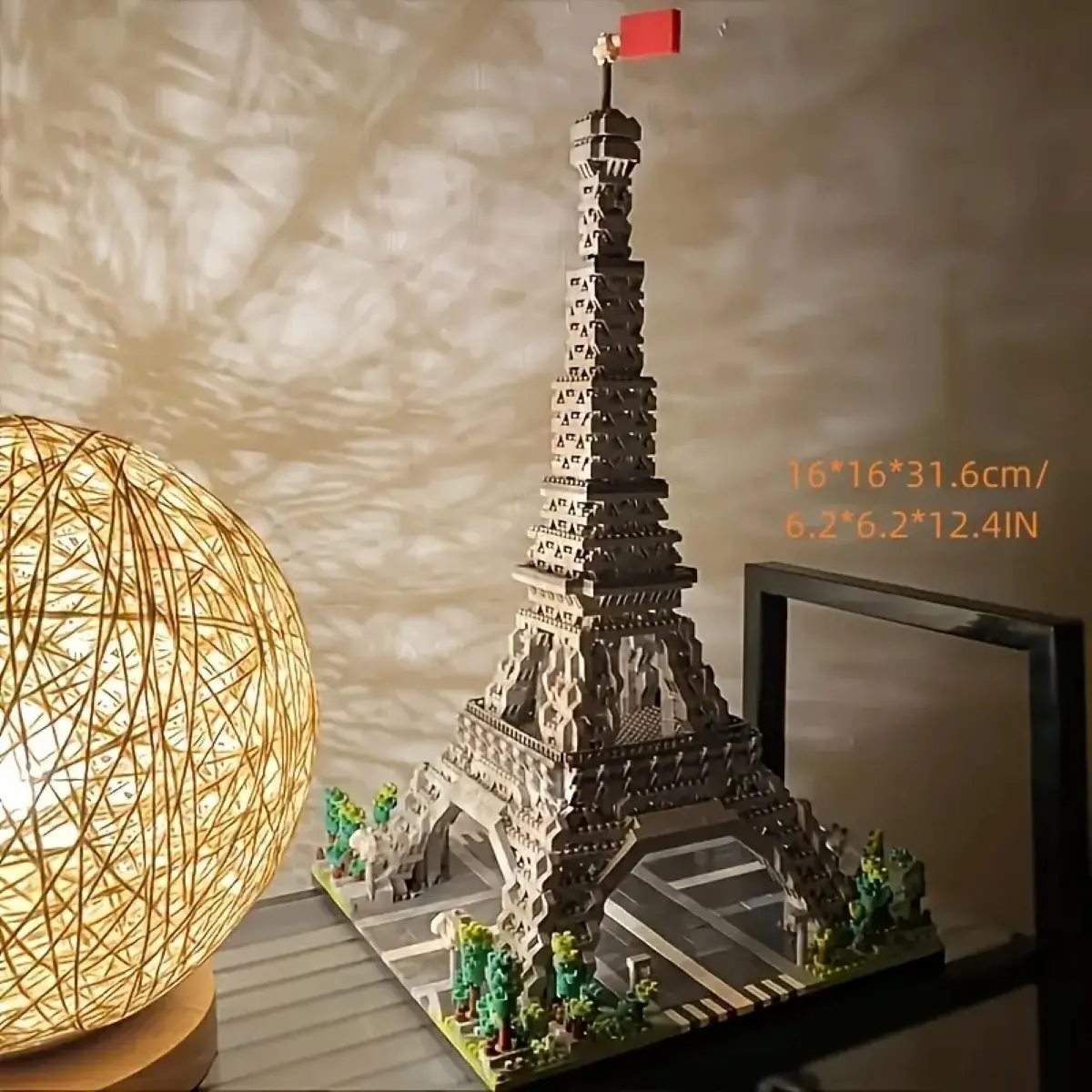 Eiffel Tower Design Building Blocks, 1 Box Mini Eiffel Tower Model Building Blocks, Creative and Educational Building Blocks