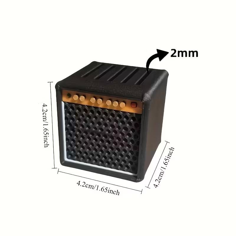 Guitar Pick Storage Box with Pickup Design, Non-Slip Base, Portable Guitar Pick Case, Ideal Gift for Musicians, Durable Construction