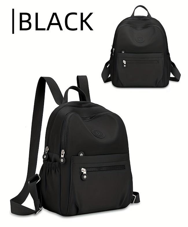 Lightweight Nylon Mini Backpack for Students, Stylish Large Capacity Travel & School Bag with Multiple Pockets, Versatile Casual Daypack for Daily Commute & Everyday Use