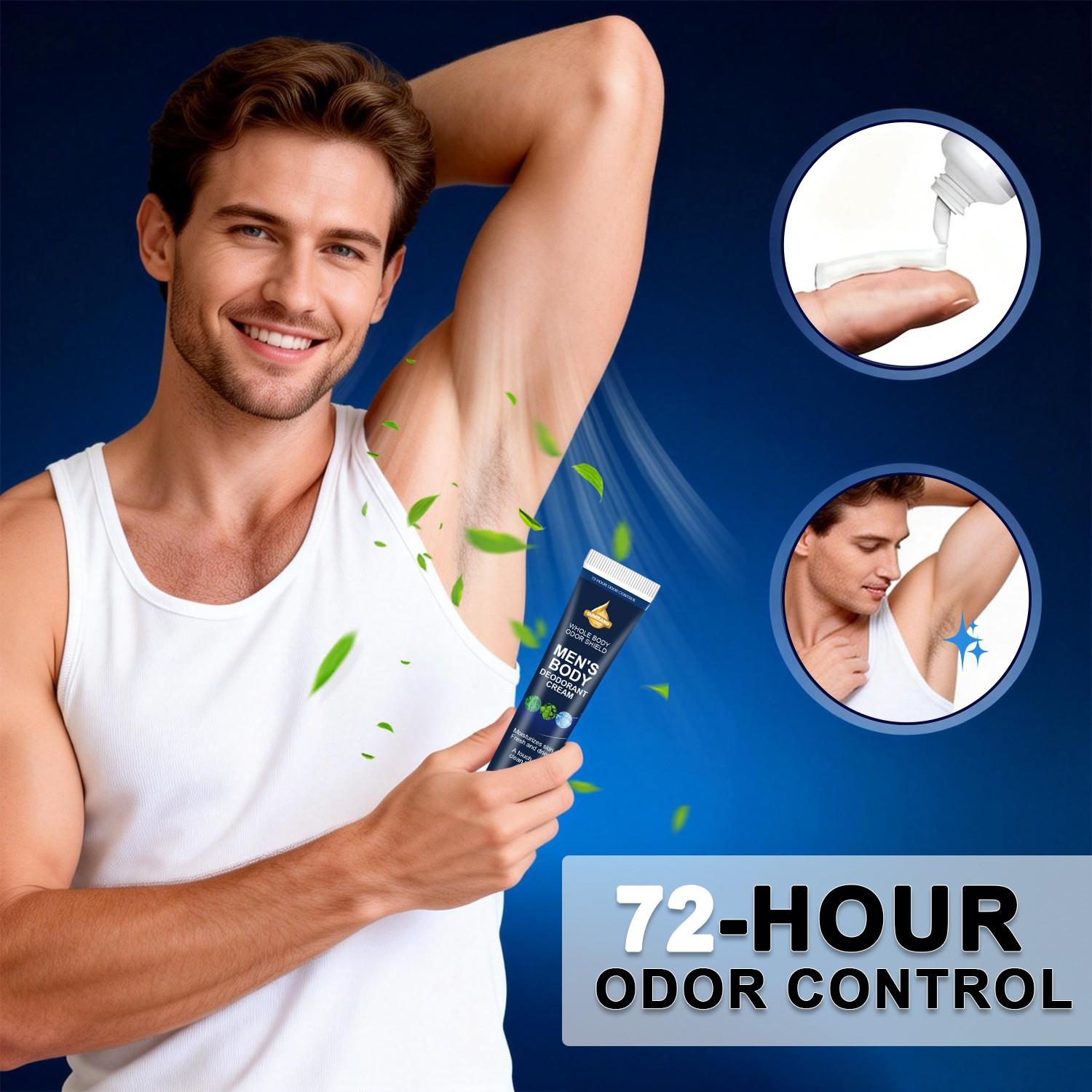 SUMIFANG Men's Full-Body Antiperspirant Stick (20g) | Mint + Chamomile + Hyaluronic Acid | 72-Hour Long-Lasting Odor Control | Moisturizing, Refreshing, and Non-Sticky | Stay Confident All Day—Whether at the Office, the Gym, or on a Date