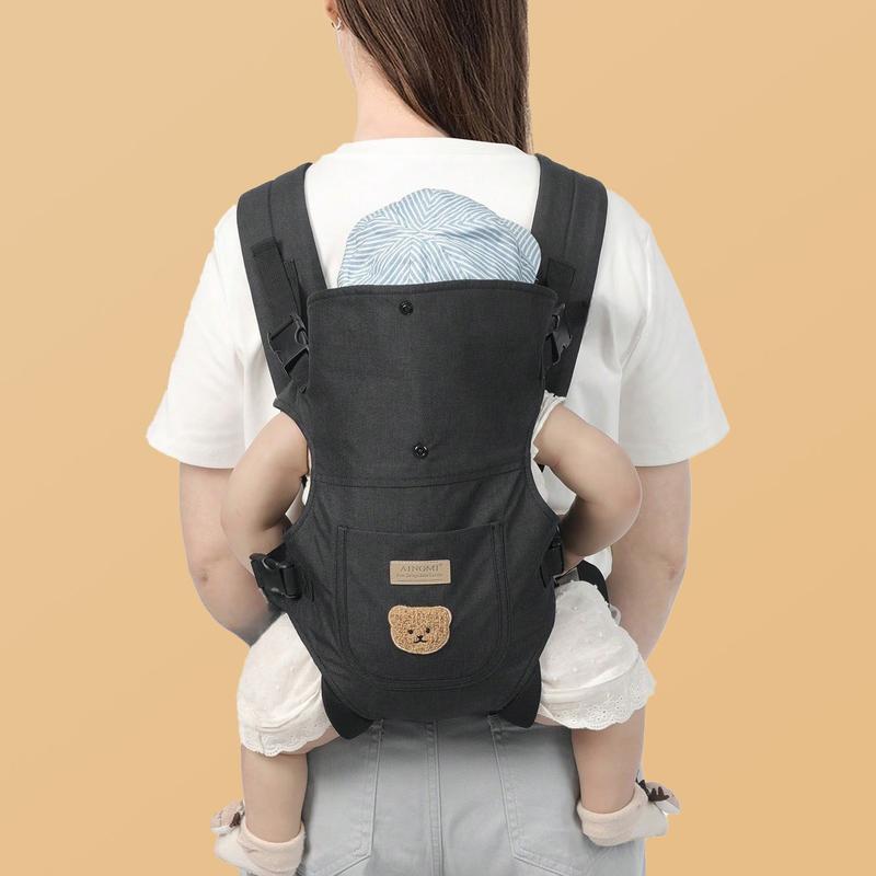 2 in 1 Lightweight Baby Carrier for Front and Back Carrying, Adjustable Buckle, Breathable Fabric for All Seasons, Multi-Functional Design for Easy Outings