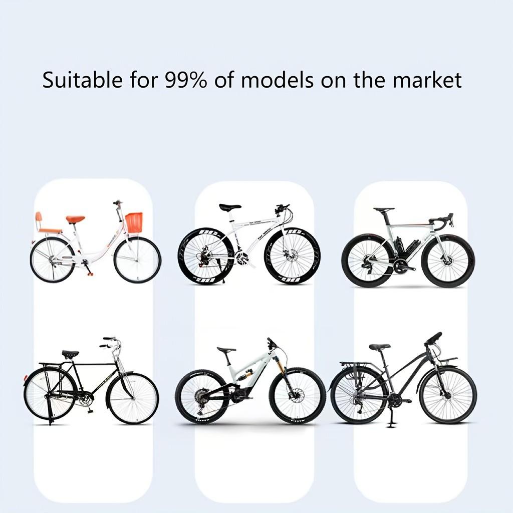 Heavy-Duty All-Weather Bike Cover, Fits Bicycles, E-Bikes, Motorcycles, Universal Fit, Easy Clean Non-Woven Material, Mountain & Road Bike Storage