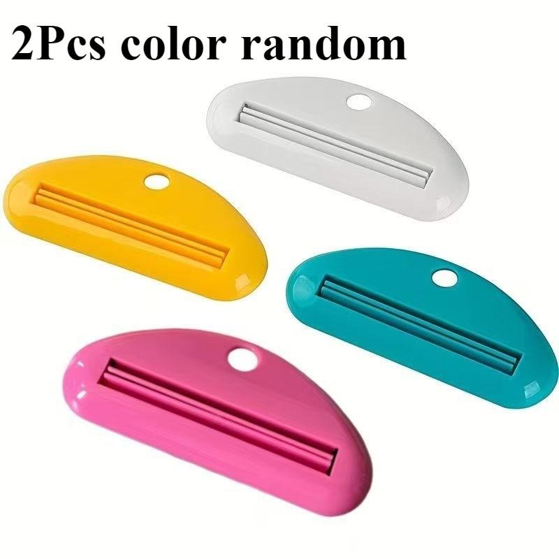 2pcs Multifunctional Toothpaste Squeezer, Anti-Waste, Small and Convenient, Ideal for Daily Use, Travel, Valentine's Day Gift