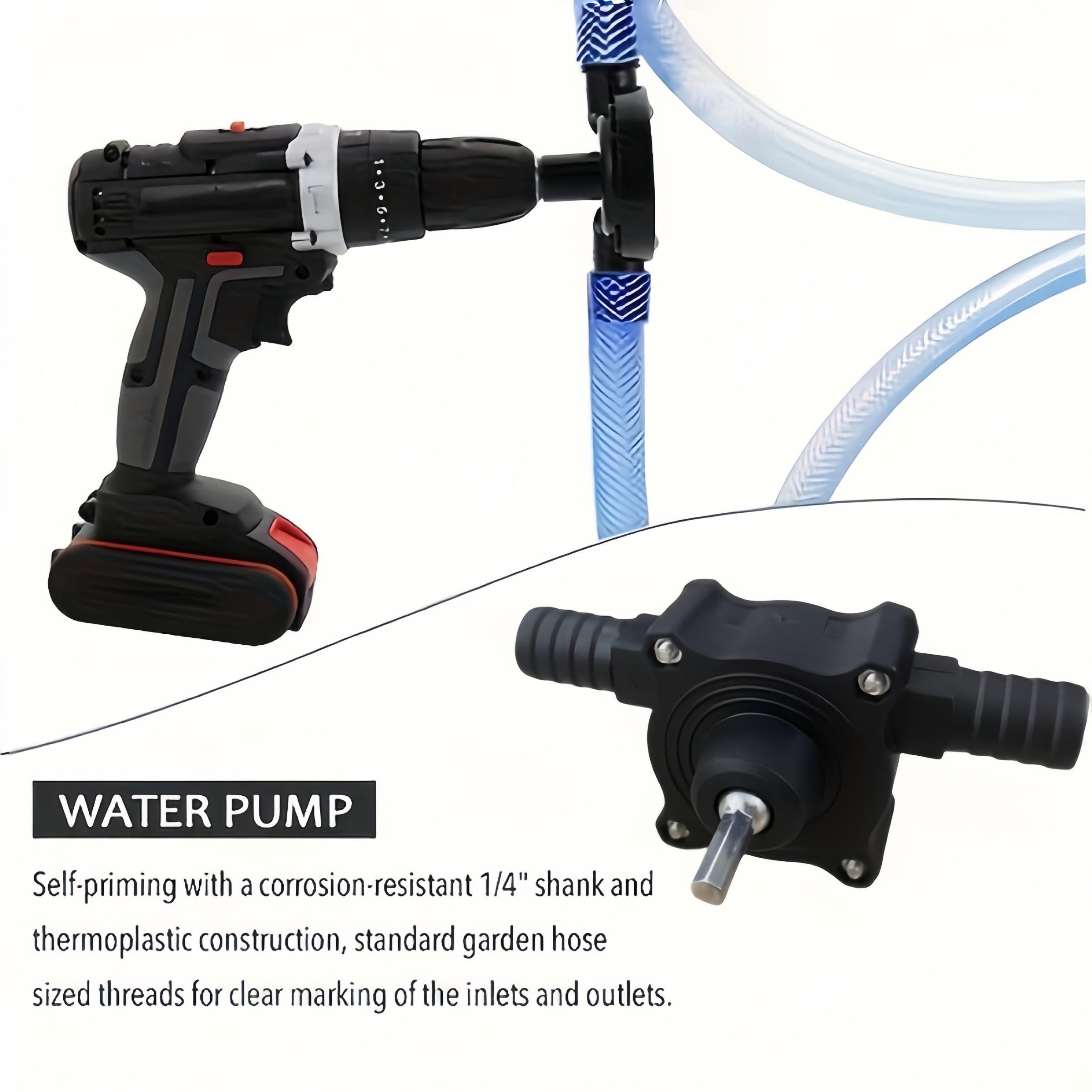 Portable Manual Liquid Pump, Durable Multi-Use Water Oil Pump, Garden Construction Agriculture Connector, Well Pond Basement Bucket Drill Electric Hand Pump, Liquid Transfer Pump, Handheld Pump