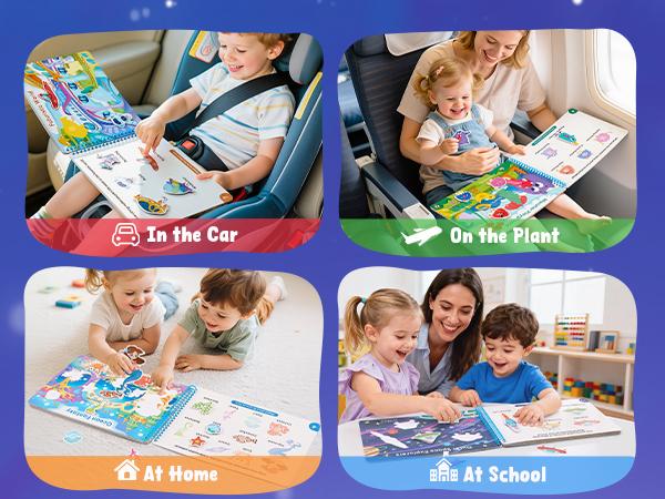 JoyCat Preschool Busy Books Language Toys, Montessori Busy Board, Educational Learning Flash Cards, Sensory Toys, Creative Learning & Fun Activities