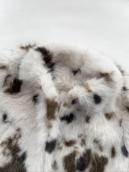 Women's Y2K Faux Fur Coat, Long Loose Winter Jacket, Spotted Animal Print Plush Outerwear, Street Style Luxury Warm Overcoat